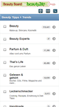 Mobile Screenshot of beautyboard.de