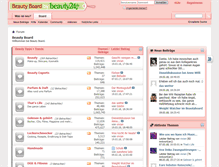Tablet Screenshot of beautyboard.de